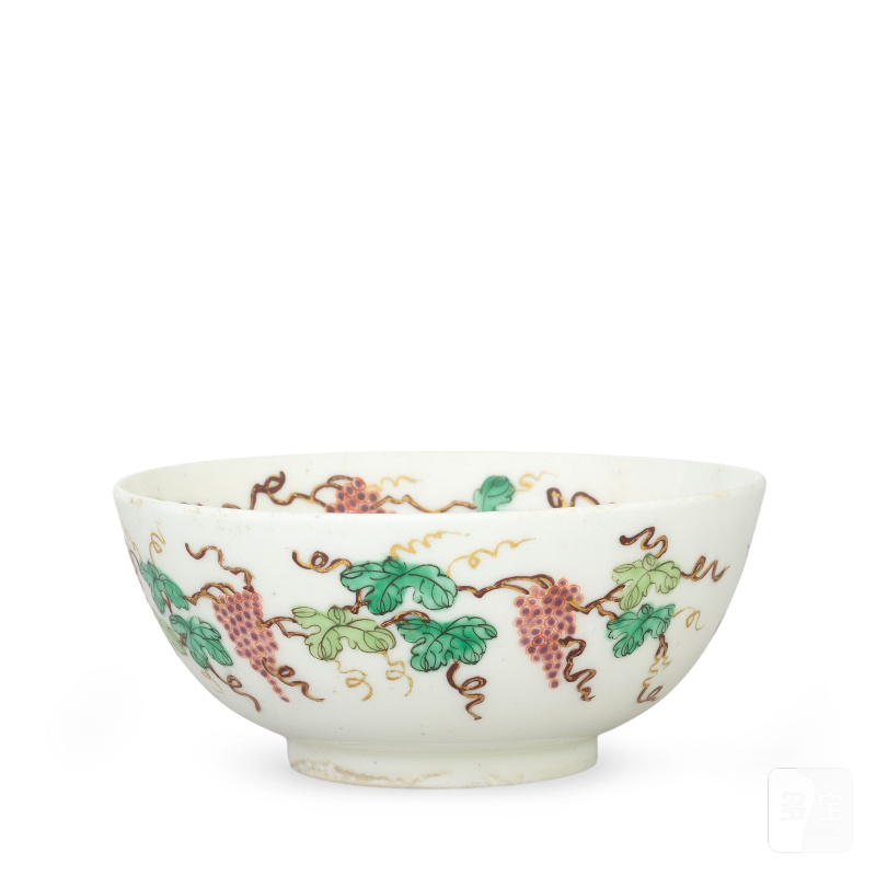 A rare Bow bowl, circa 1752 - 图5